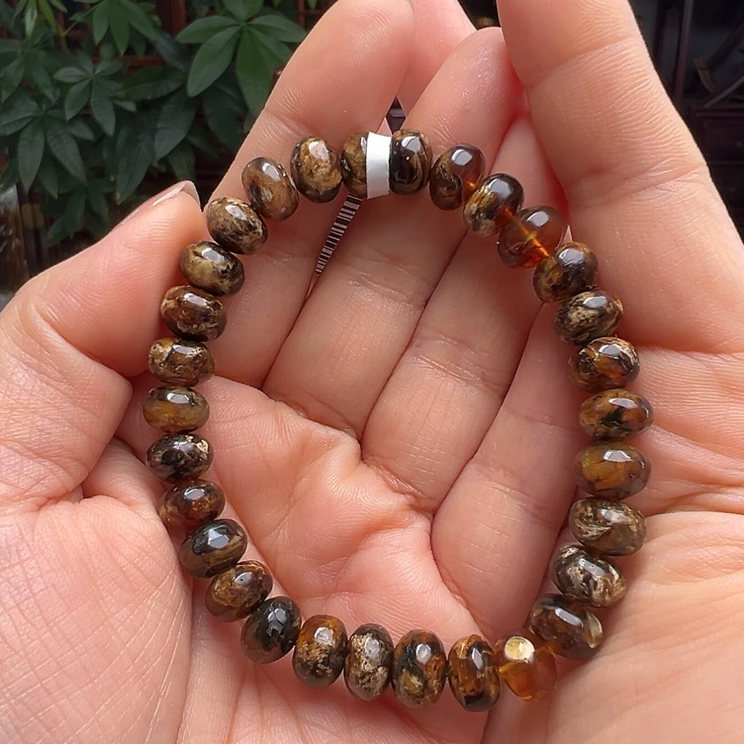 琥珀未镶嵌裸石抚顺琥珀10458九