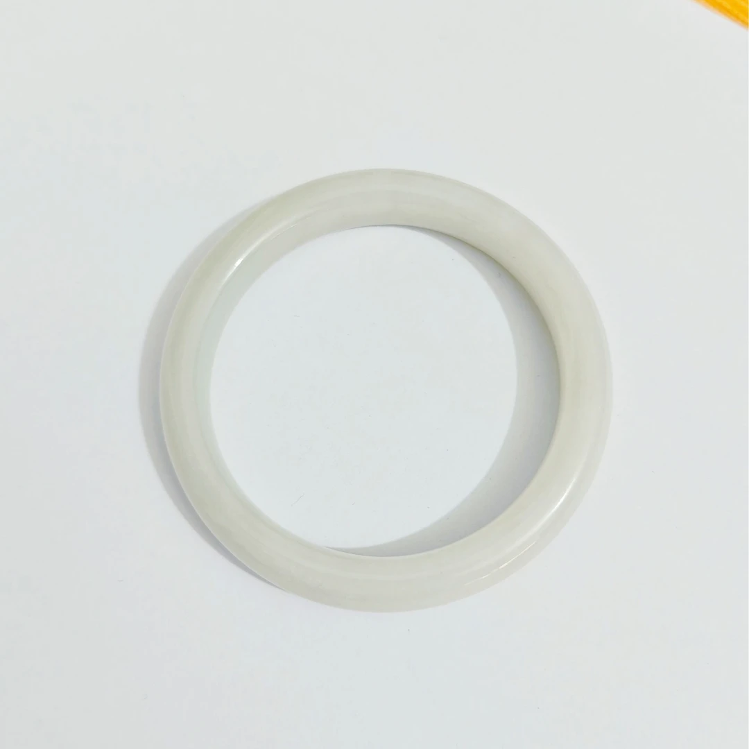 【小盛】和田玉 白手镯 粉丝福利白色