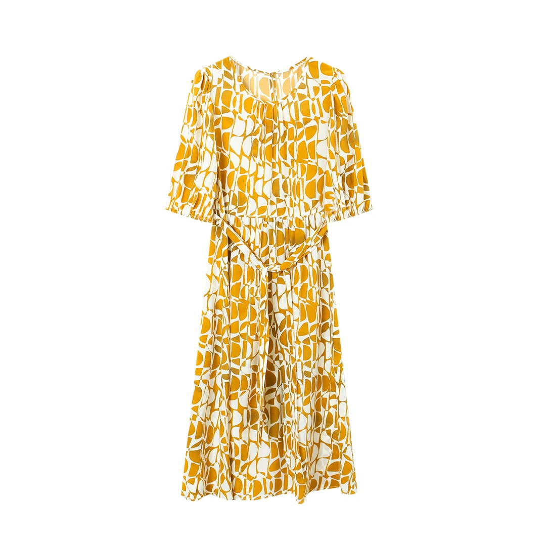 【MY】新款桑蚕丝连衣裙 ZG-BL2334