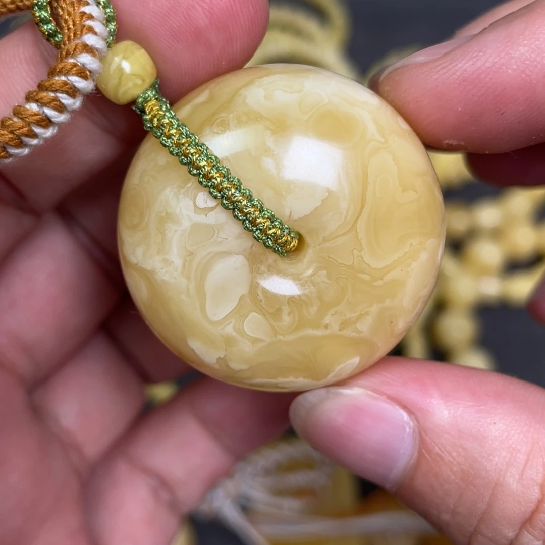 蜜蜡未镶嵌裸石蜜蜡平安扣20g