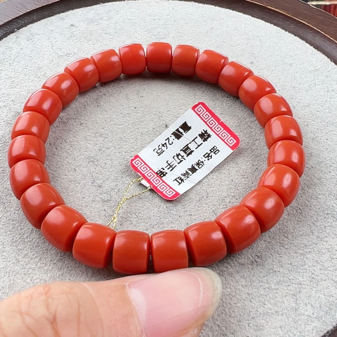 南红玛瑙手串未镶嵌