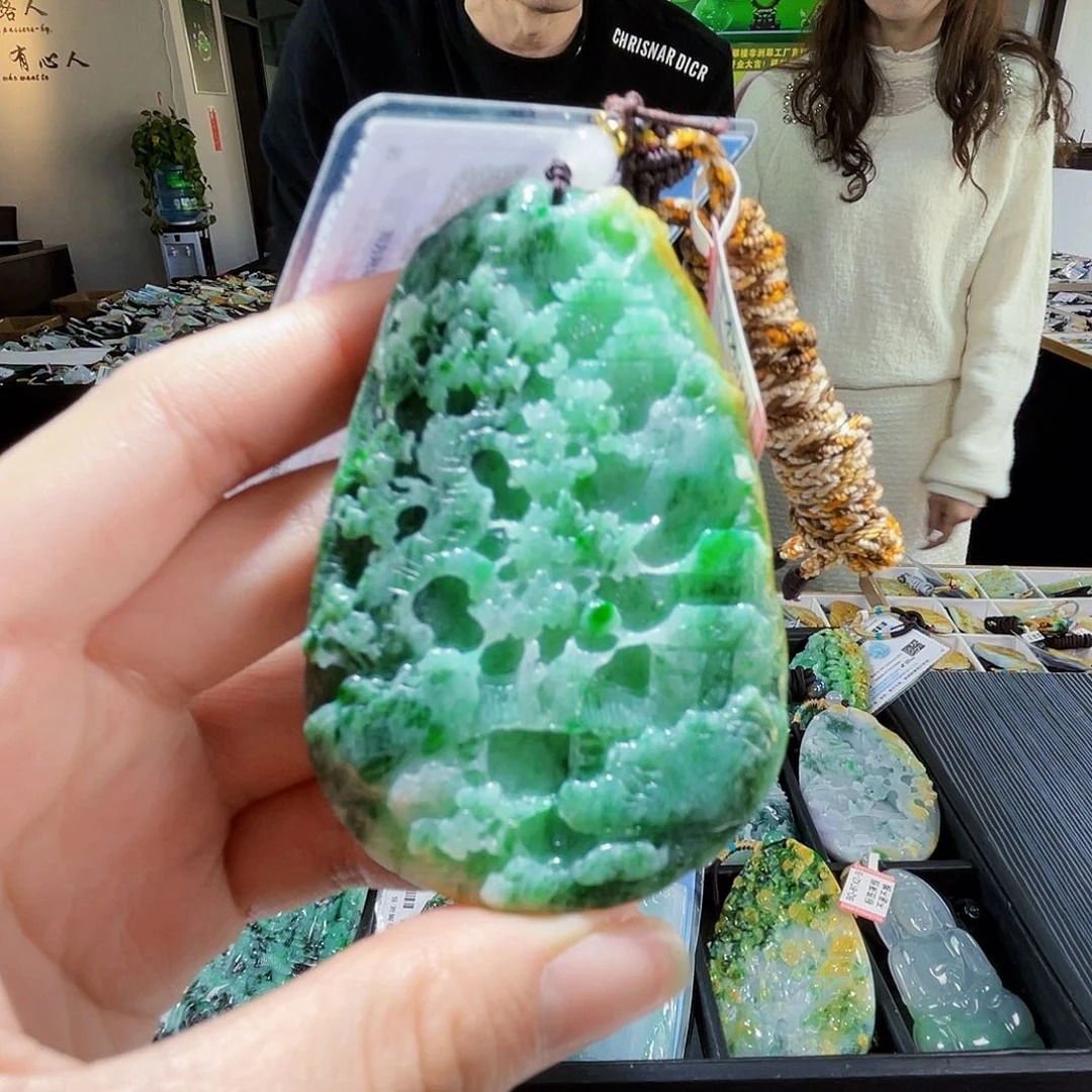 颈饰未镶嵌翡翠翡翠