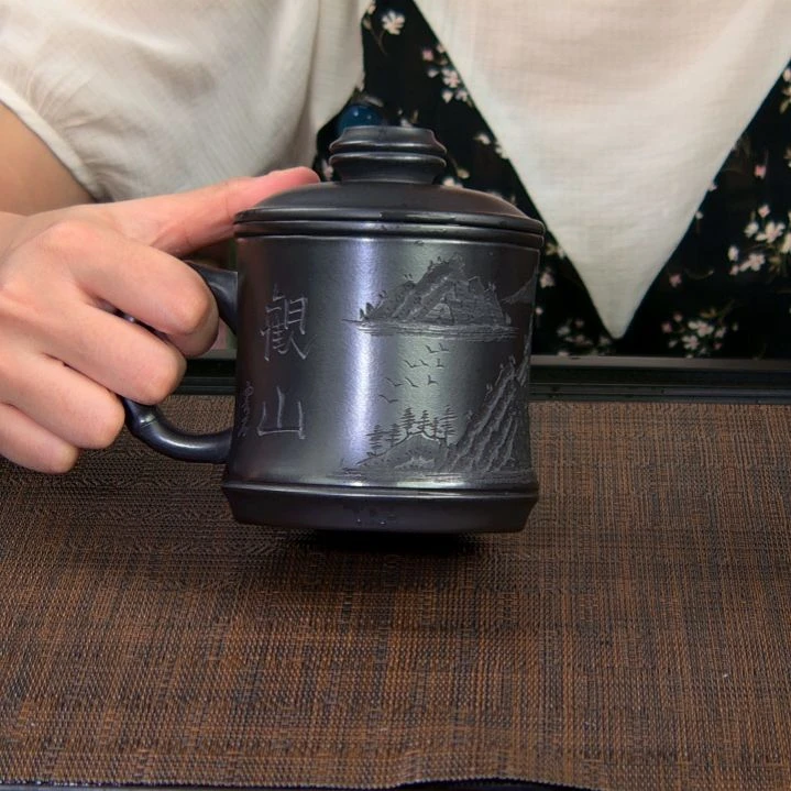 茶杯紫砂高货放漏