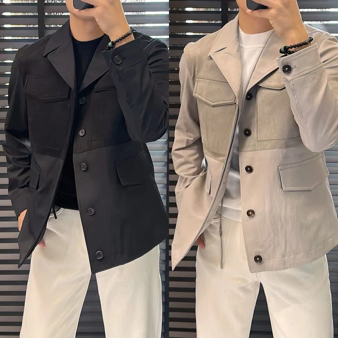 東• 25秋季新款男士高奢品质休闲西服外套 8634