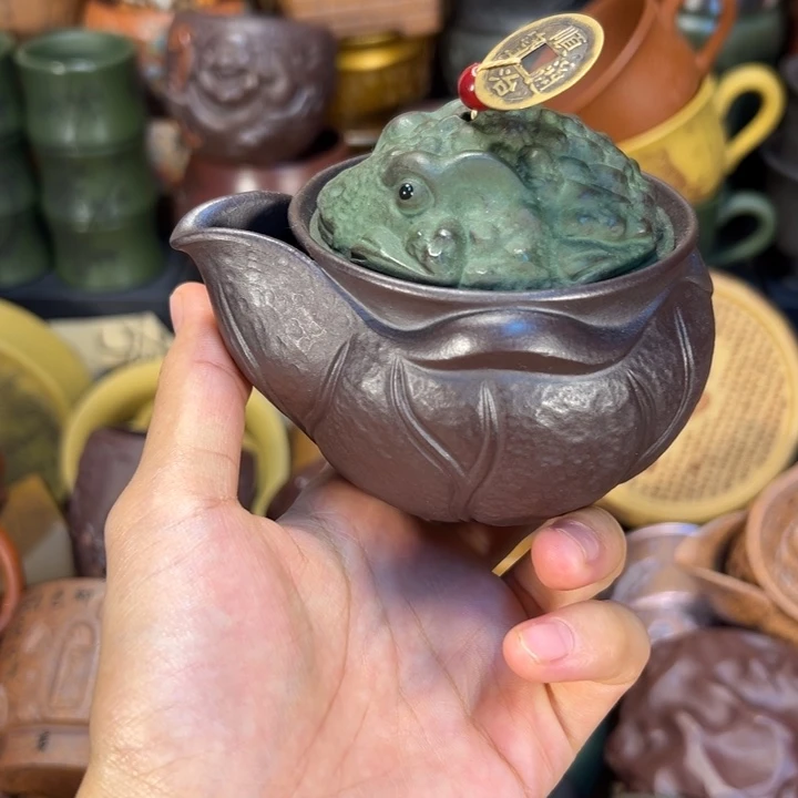 紫砂茶杯宜兴紫砂杯子