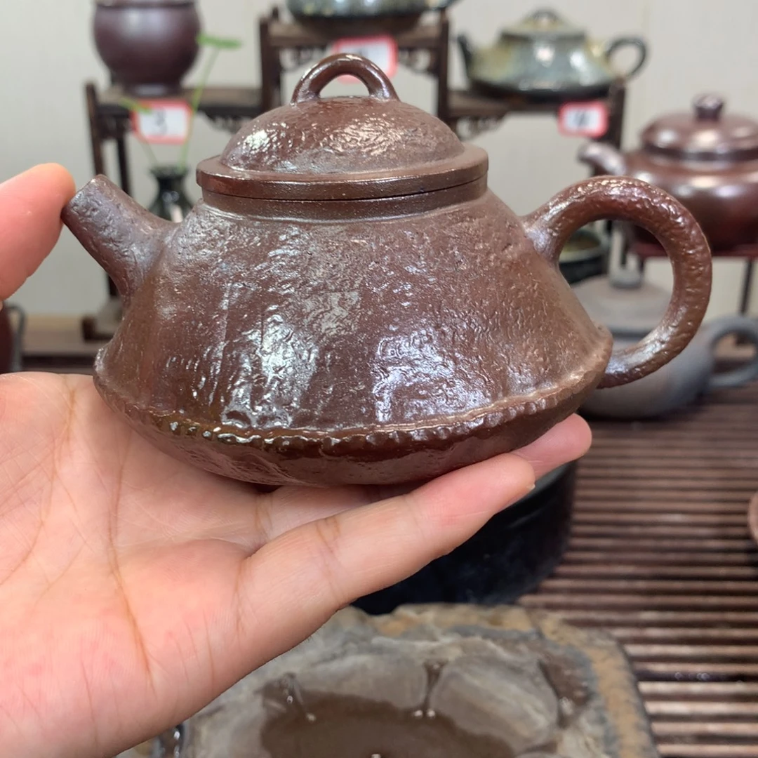 紫砂茶壶印子紫泥