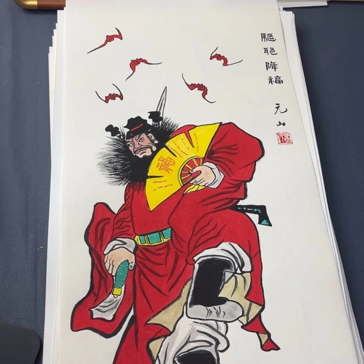 国画禅意画纯手绘作品