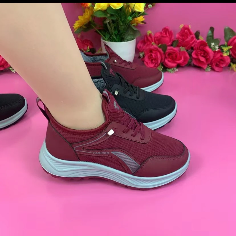 仙女风冬季防滑保暖时尚休闲鞋休闲鞋妈妈鞋轻便软底