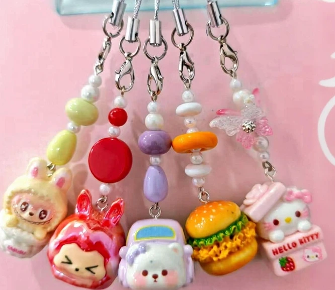 萌粒钥匙手机链