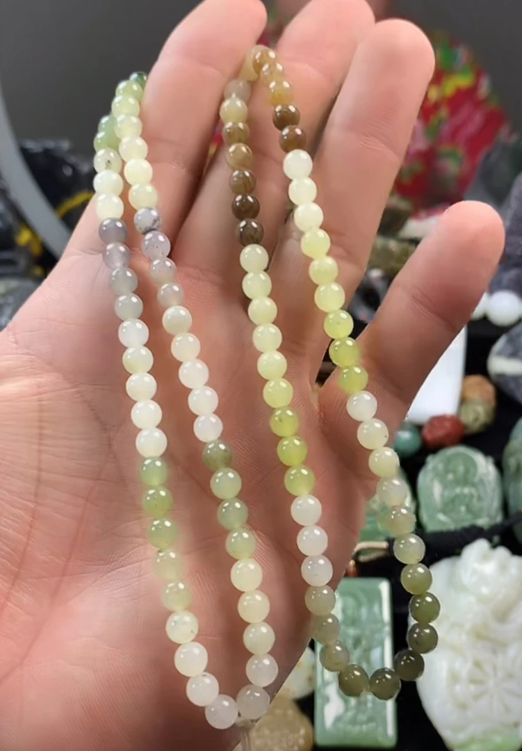 和田玉糖108手串