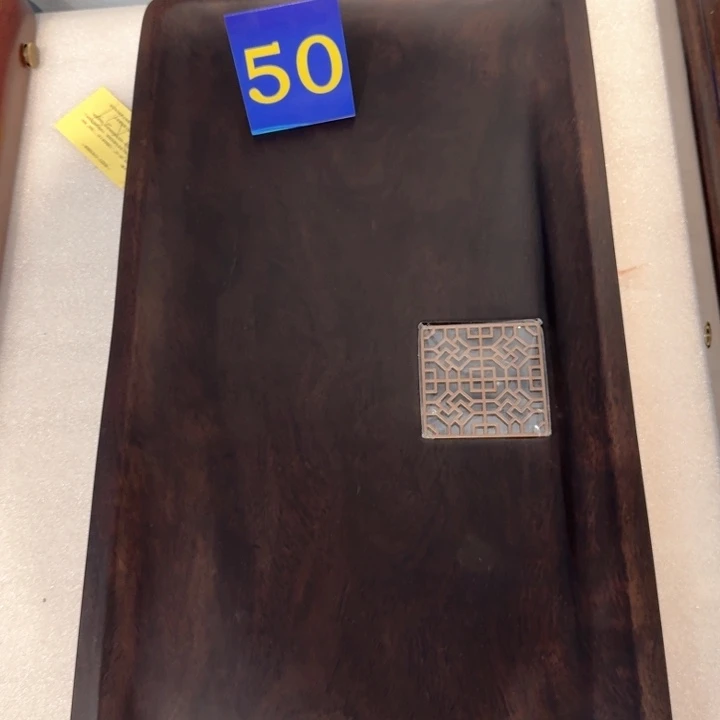 正品黑檀木实木茶盘60/30