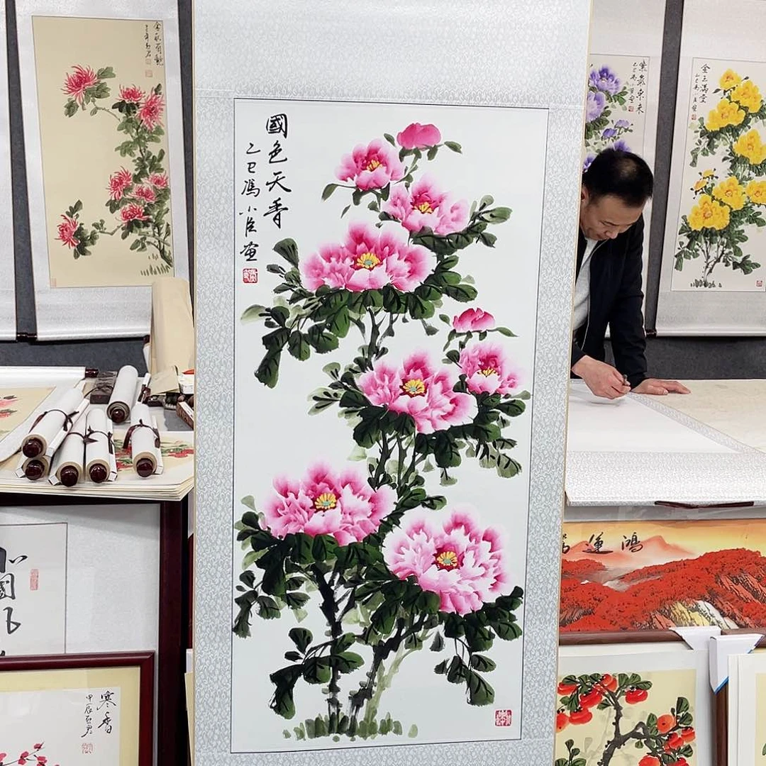 国画手绘作品手绘作品
