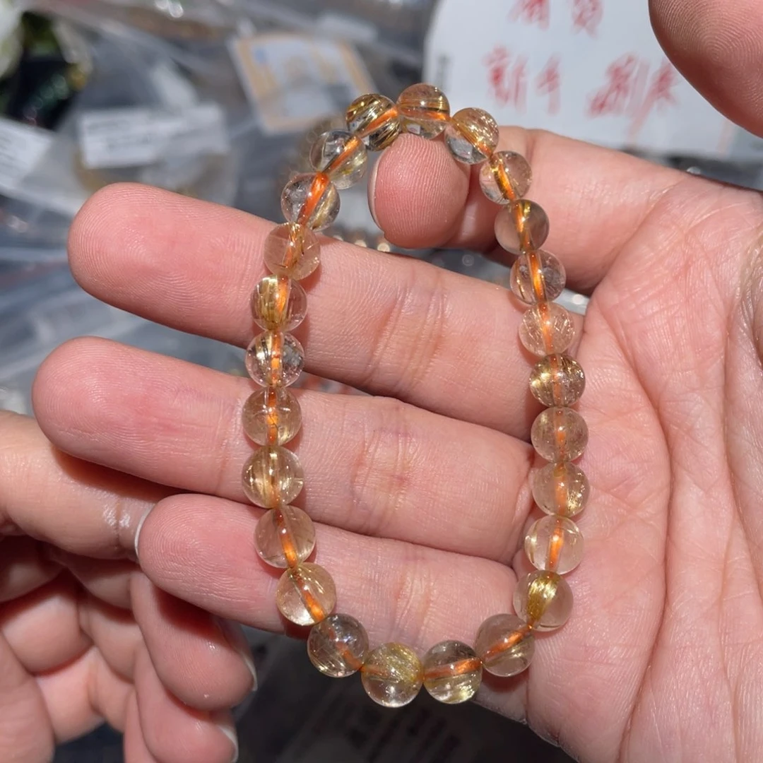 水晶手链未镶嵌爆**珠手链