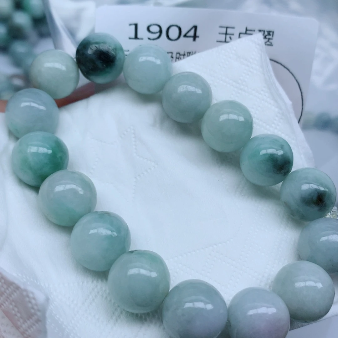 翡翠未镶嵌颈饰珠珠子