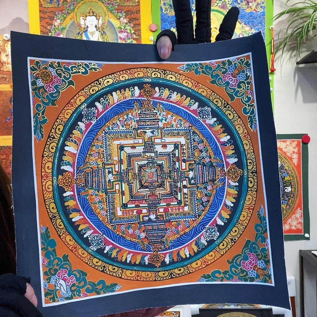 装裱画纯手绘唐卡30/30