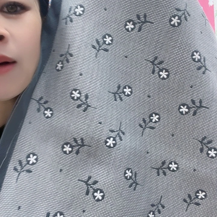 棉灰色小碎花纯棉