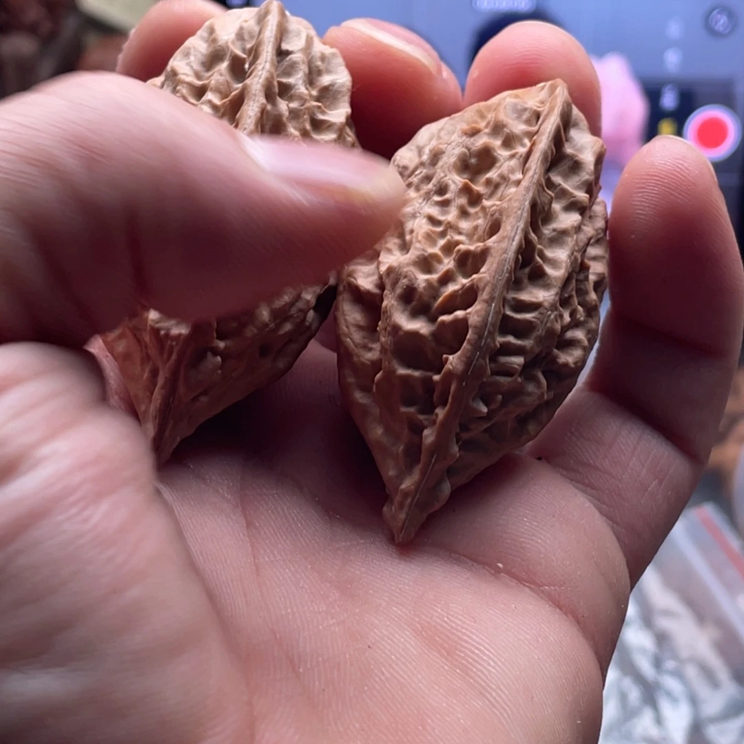 文玩核桃把件楸刀鱼86