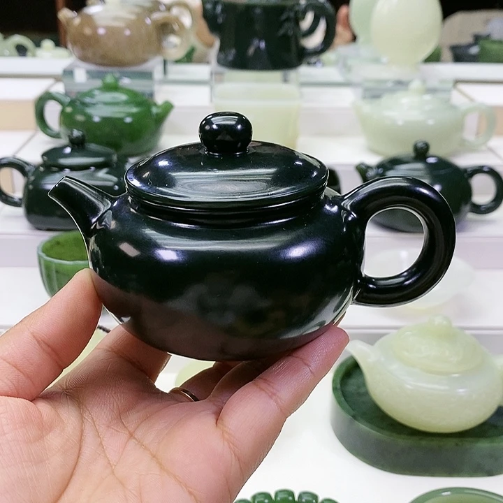 未镶嵌和田玉挂件茶壶