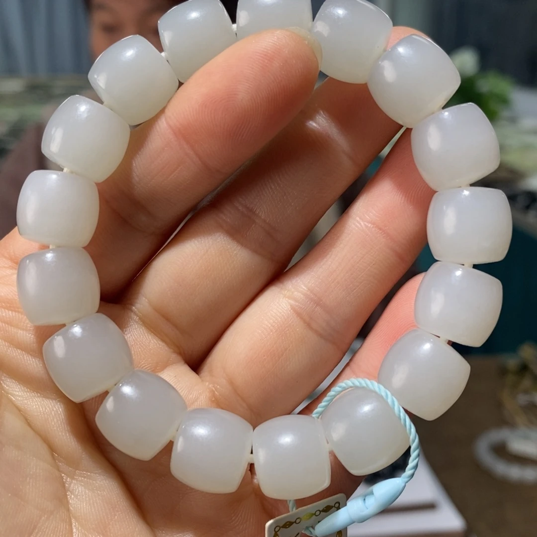 和田玉未镶嵌手链113