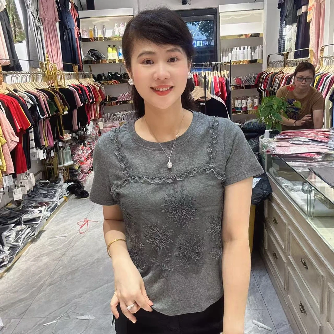 13-2573假两件T恤54长