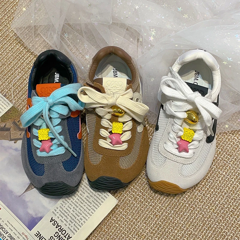 HKT.ZOZO春季新款儿童洋气多巴胺板鞋男女童休闲鞋潮流百搭阿甘鞋