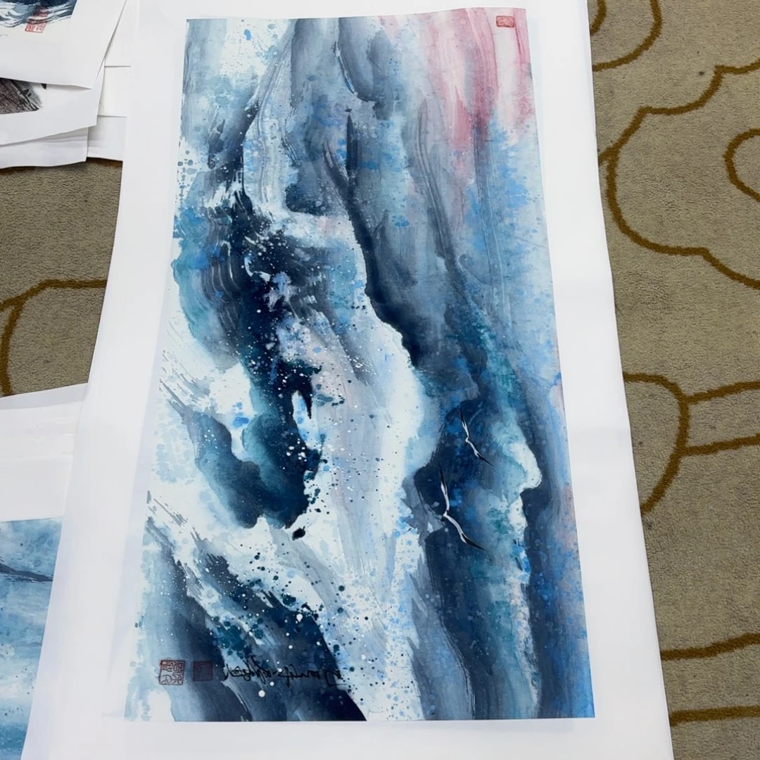 国画年启贺四尺斗方艺