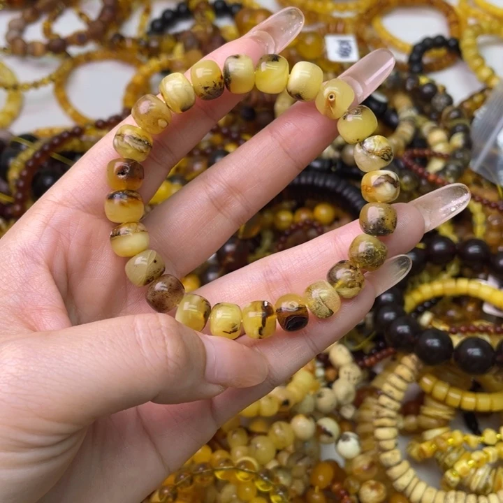 琥珀未镶嵌珠宝奇石