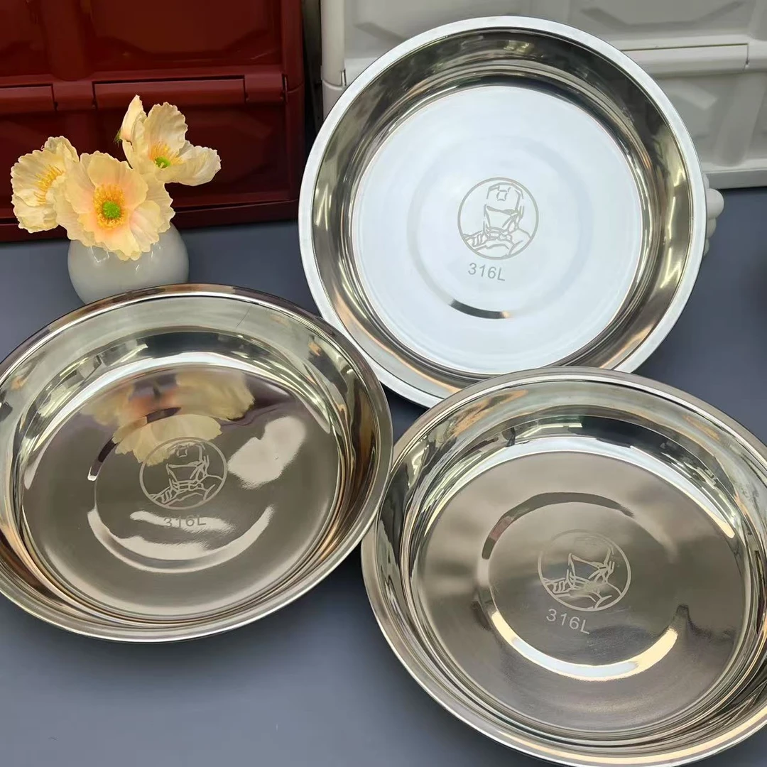 【爆炸清货】24cm钢铁侠超厚盘3个【汤姆粉丝专属】2025新品野餐餐具