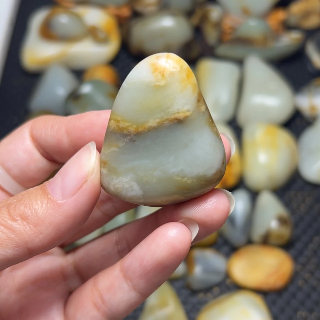 和田玉未镶嵌挂件18