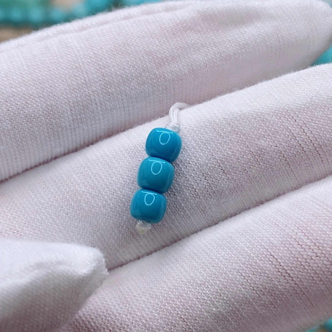 绿松石未镶嵌珠宝奇石4.6mm