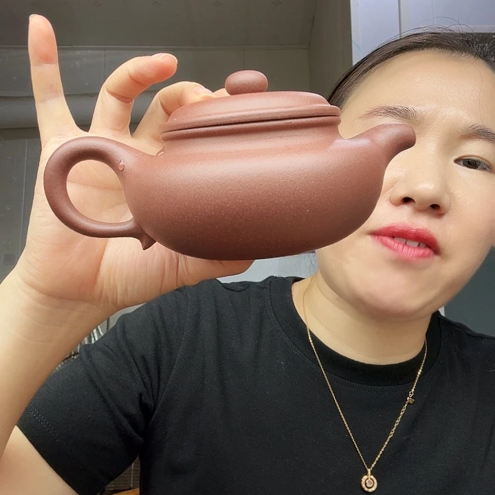 F***G茶壶紫砂原矿半手工紫泥仿古400vv