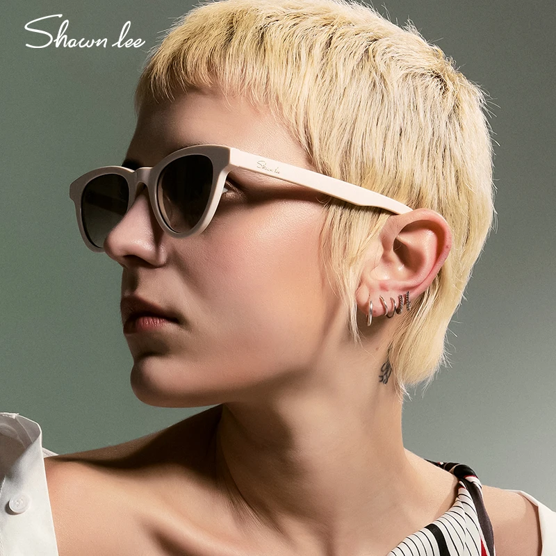 Shawnlee新猫眼墨镜女高级感ins潮流蝶形防紫外线防晒太阳镜