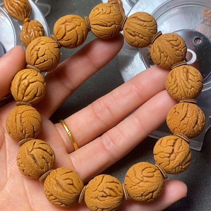 文玩核桃手串陕西五宝桃核