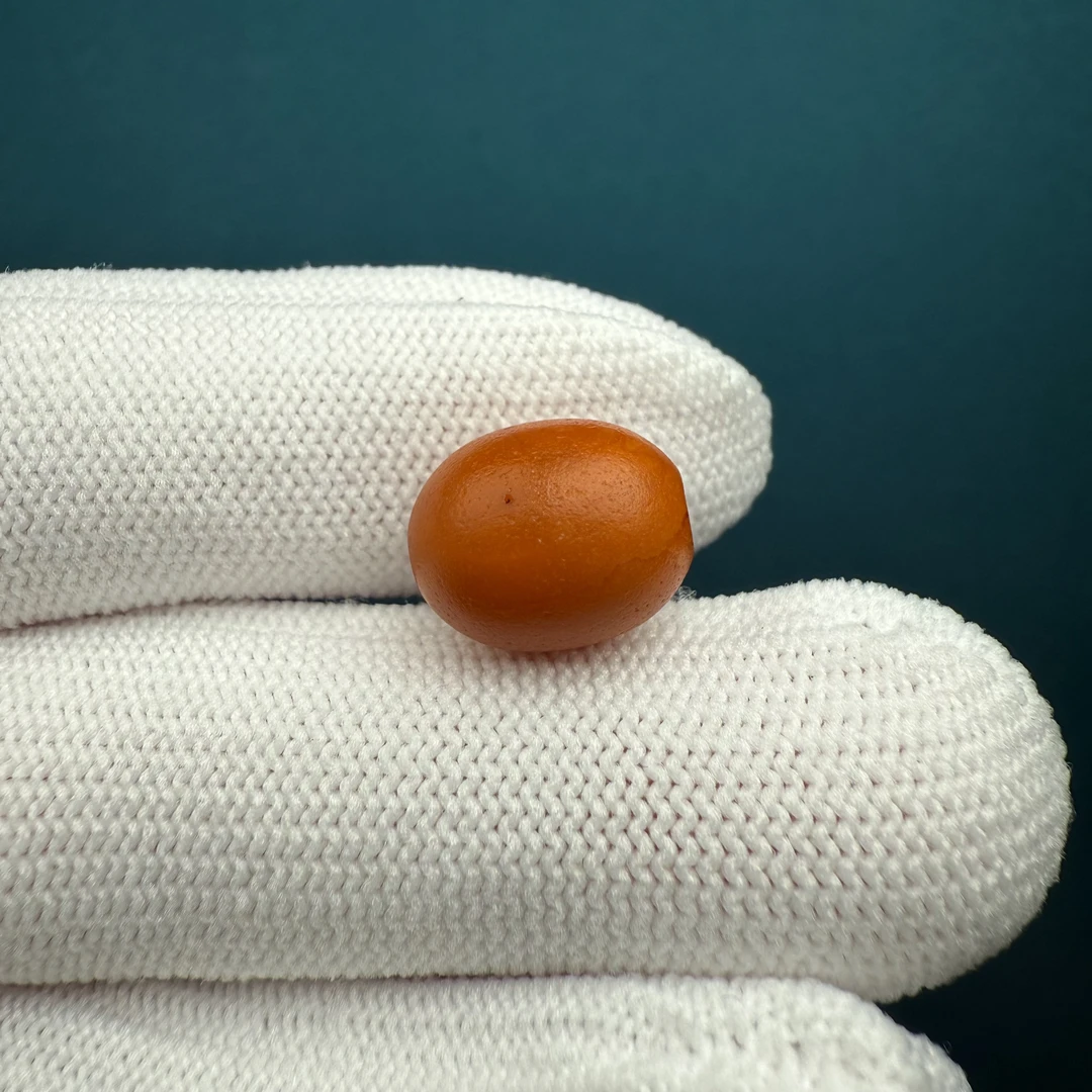 A8623天然原矿蜜蜡老蜡 枣珠10.5*12.8mm 支持复检 假一罚十