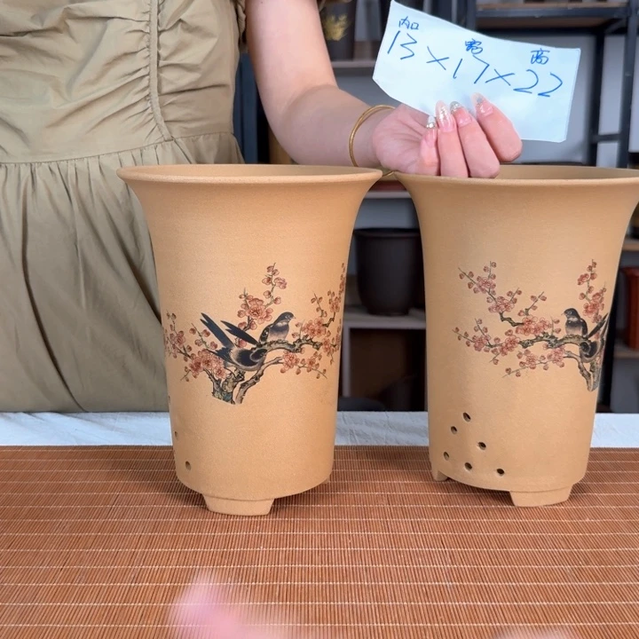 紫砂紫砂花盆破损包赔