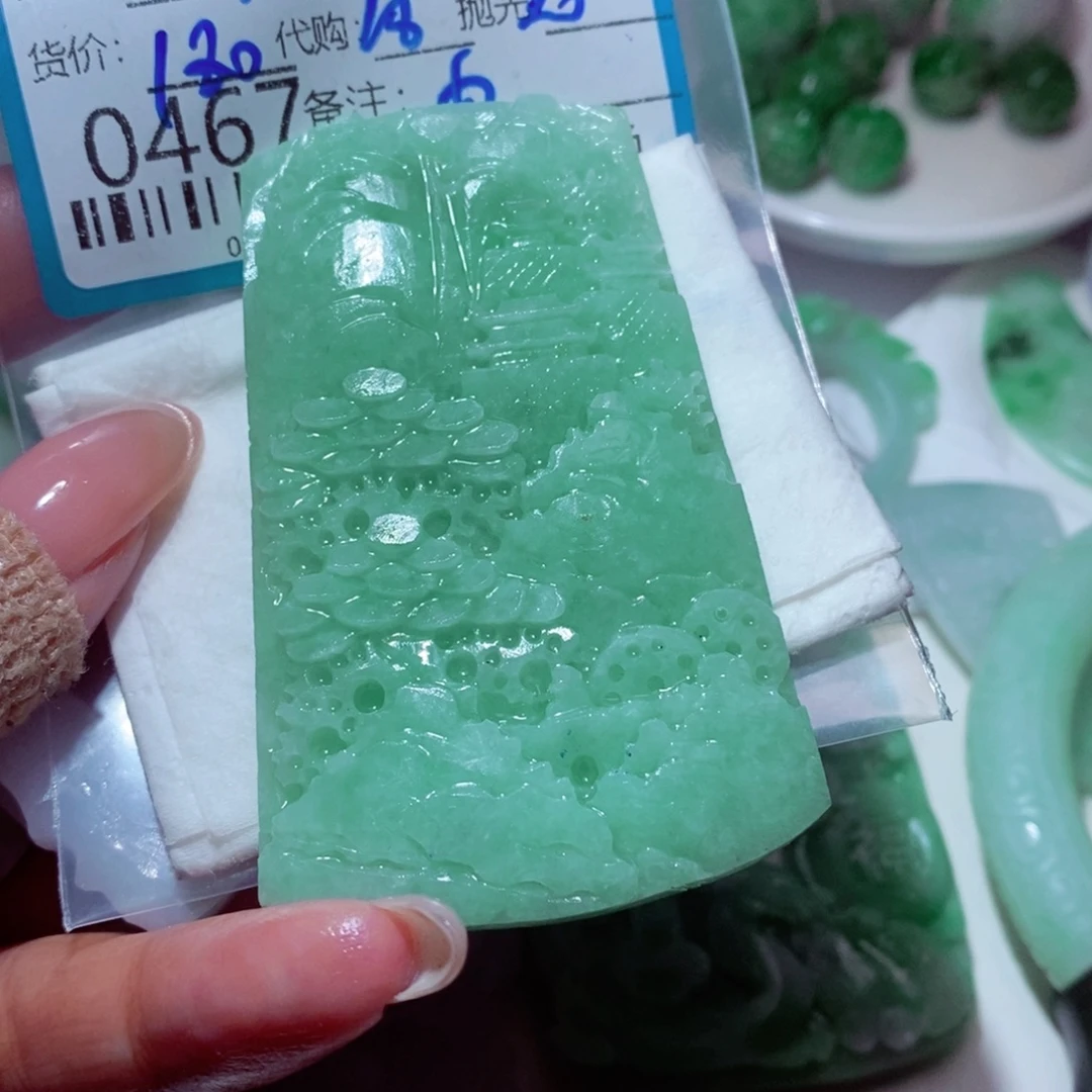 小***母定制翡翠未镶嵌你
