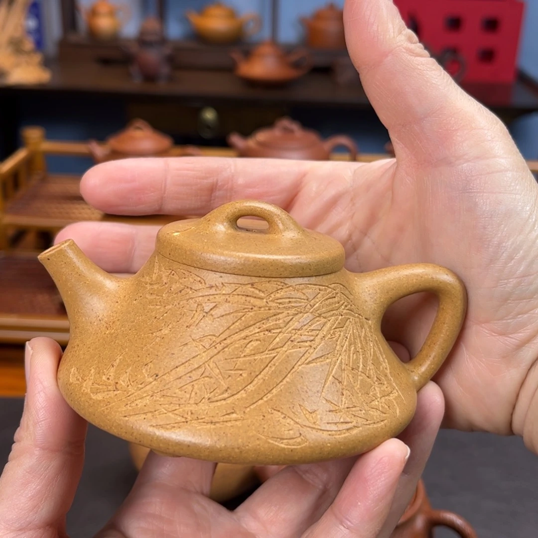 化***发紫砂茶壶宜兴紫砂壶半手工制作