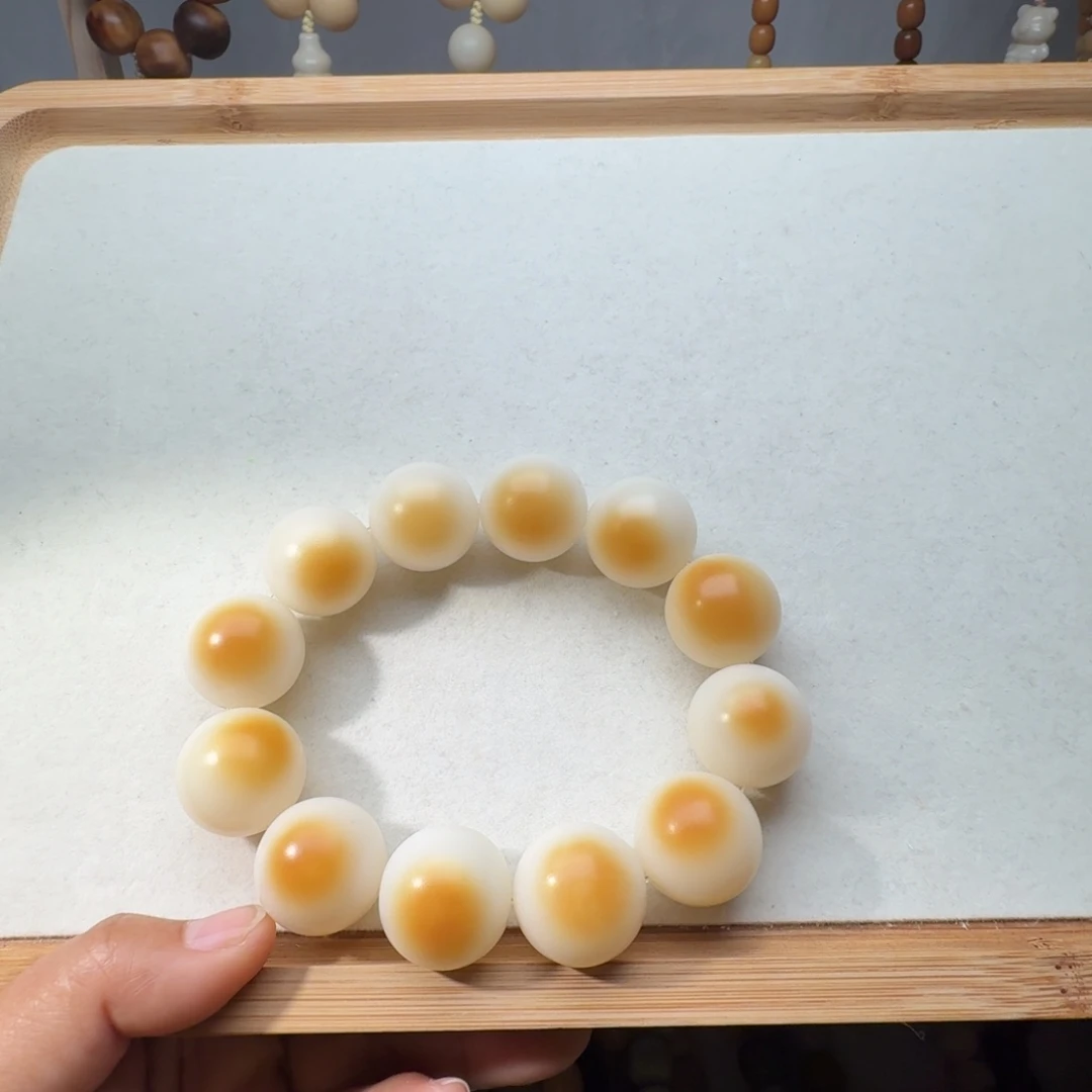 菩提根/象牙果手串卡22溏心蛋