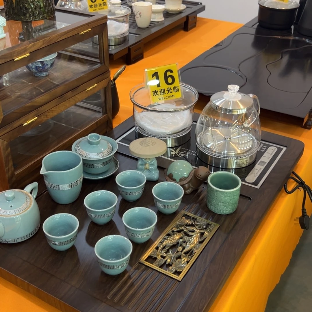 陶瓷茶具特价上新店庆典了