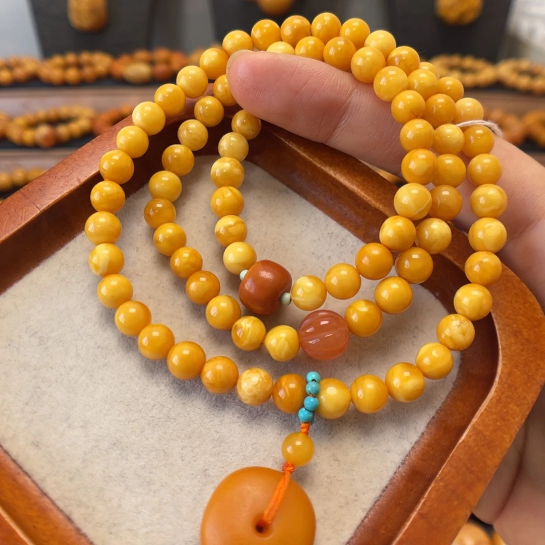 蜜蜡未镶嵌手链蜜蜡