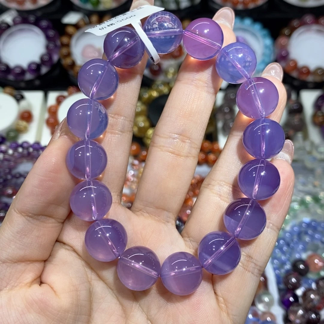 水晶手链未镶嵌紫玉晶13