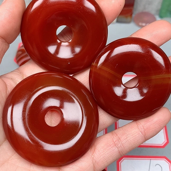 笑***生玛瑙/玉髓未镶嵌颈饰
