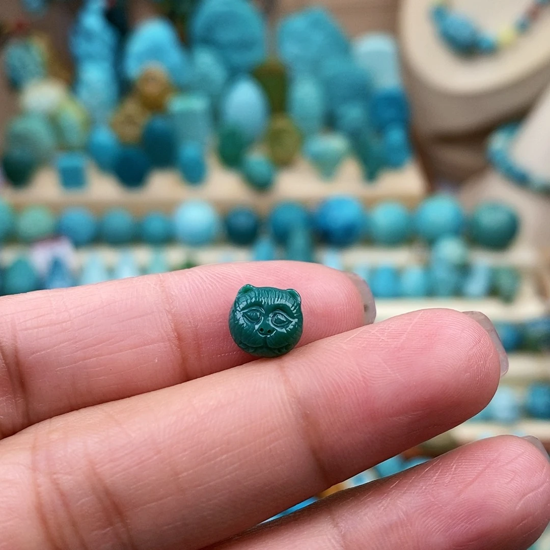 绿松石珠宝奇石未镶嵌