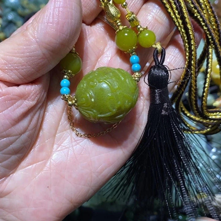 岫玉岫玉吊坠未镶嵌