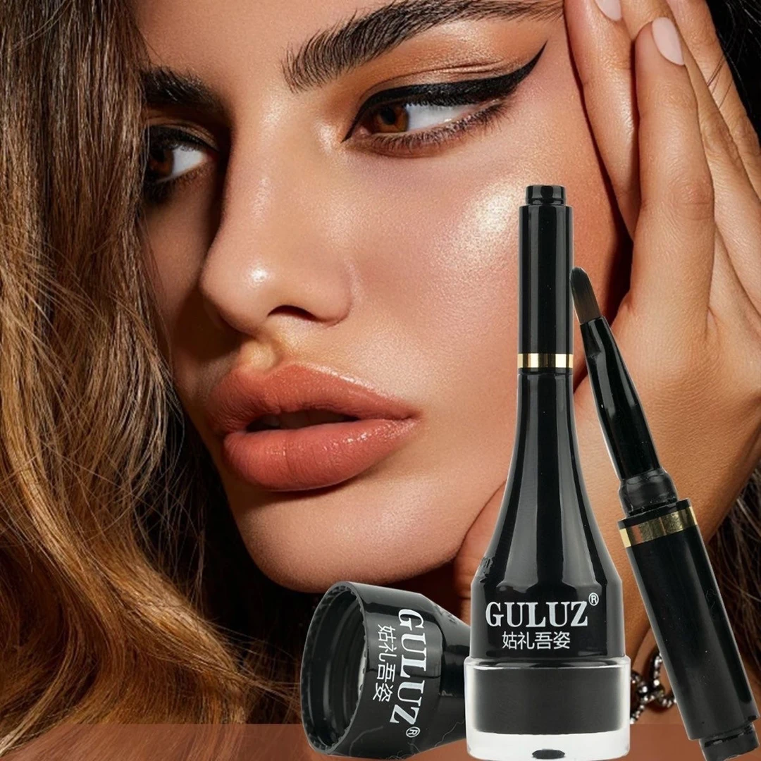 Guluz 眼线膏 防水防晕染持久不脱妆安可拉红