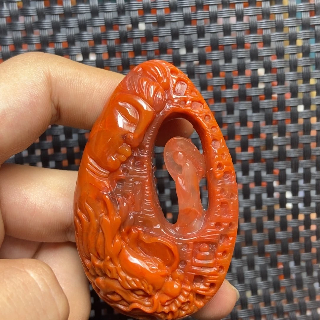 吊坠(不含链)未镶嵌南红玛瑙