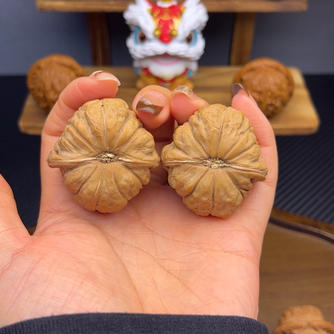 把件文玩核桃南瓜墩 39+全品白茬