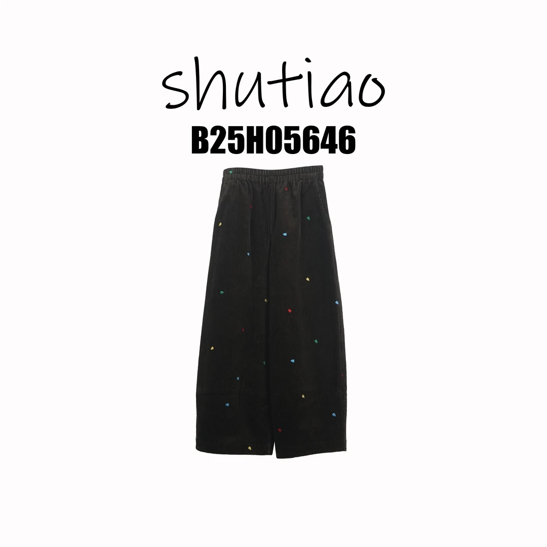 【SHUTIAO】2025秋冬：新款小众设计款裤子B25H05646