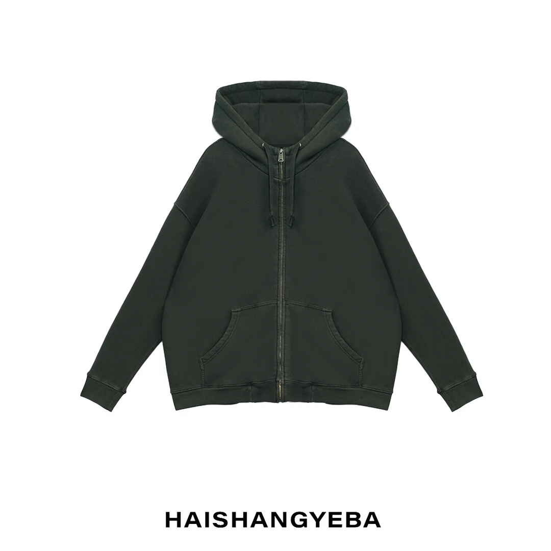 【海上叶爸】新款2025秋冬百搭棉男女同款宽松连帽休闲通勤卫衣