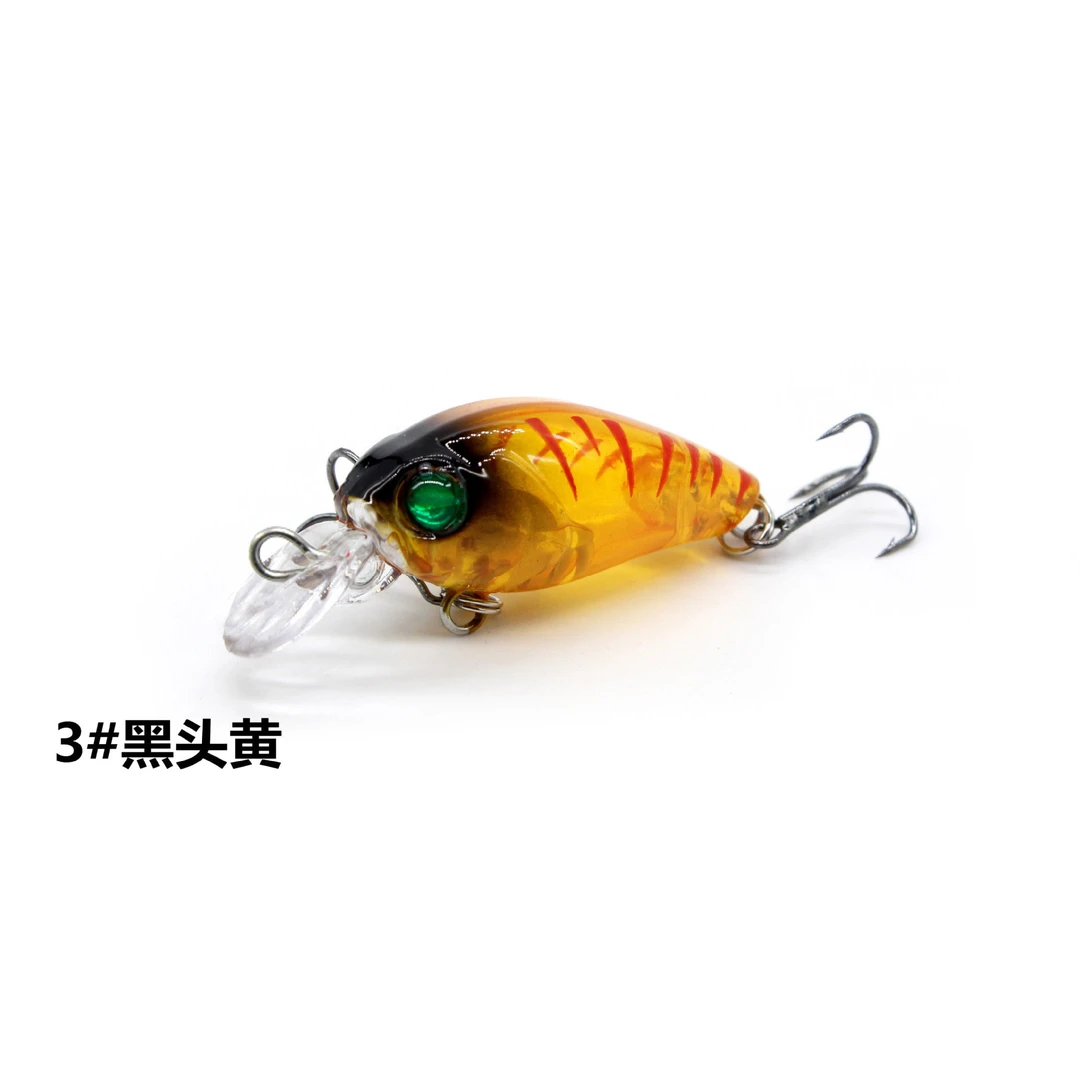 摇滚小胖子路亚野钓假饵4g微物浮水淡水七夕钓鲈鱼翘嘴鱤鱼鳜鱼